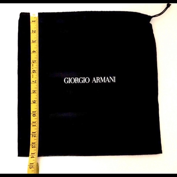 2 GIORGIO ARMANI SET OF SATIN DUST BAGS - Picture 3 of 5